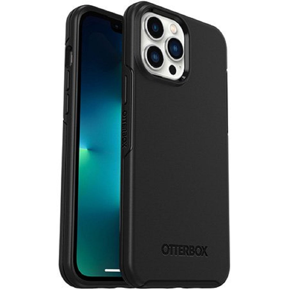 OtterBox SYMMETRY+ Antimicrobial Case with MagSafe for iPhone 13 Pro Max - Black (Certified Refurbished)