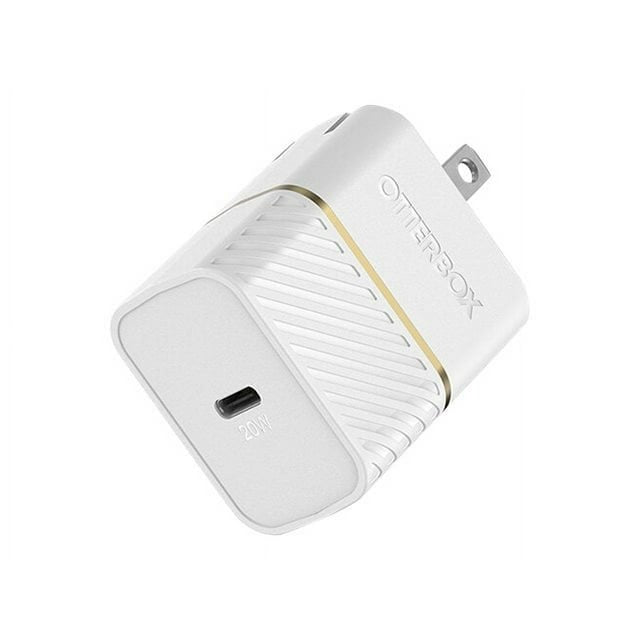 OtterBox Wall Charging Kit Wall Charger + Lightning to USB-C Cable - White (New)