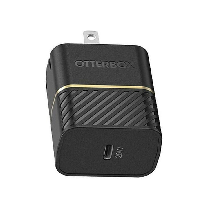 OtterBox USB-C Fast Charge Wall Charger 20W (1-Pack) - Black Shimmer (New)