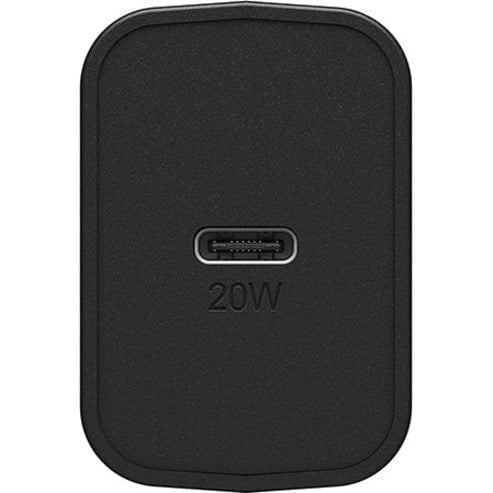 OtterBox USB-C Fast Charge Wall Charger 20W - Black Shimmer (Renewed)
