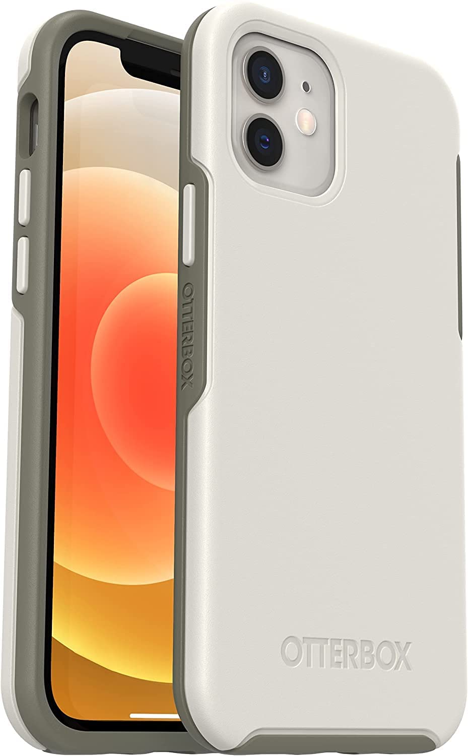 OtterBox SYMMETRY SERIES+ Case w/MagSafe for Apple iPhone 12 Mini-Spring Snow Beige (New)