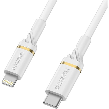 OtterBox Lightning to USB-C Fast Charge 2M/6.6ft Cable Two-Pack - Cloud Sky (New)