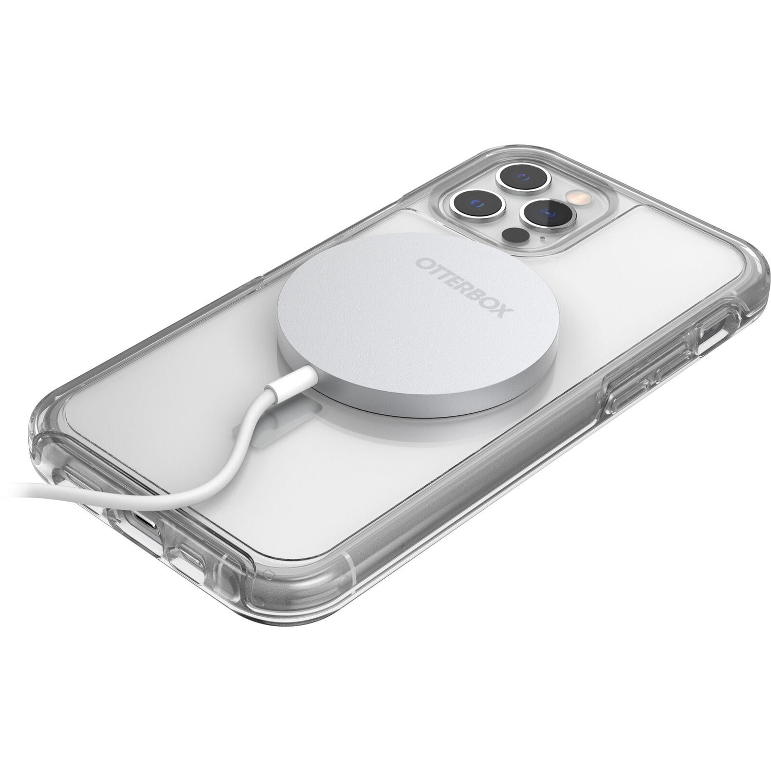 OtterBox Charging Pad for MagSafe, 78-80632 - Lucid Dreamer (White/Silver) (New)