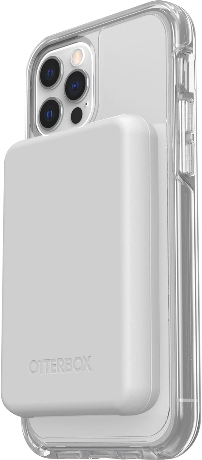 OtterBox 3k mAh Wireless Power Bank for MagSafe - White (Certified Refurbished)