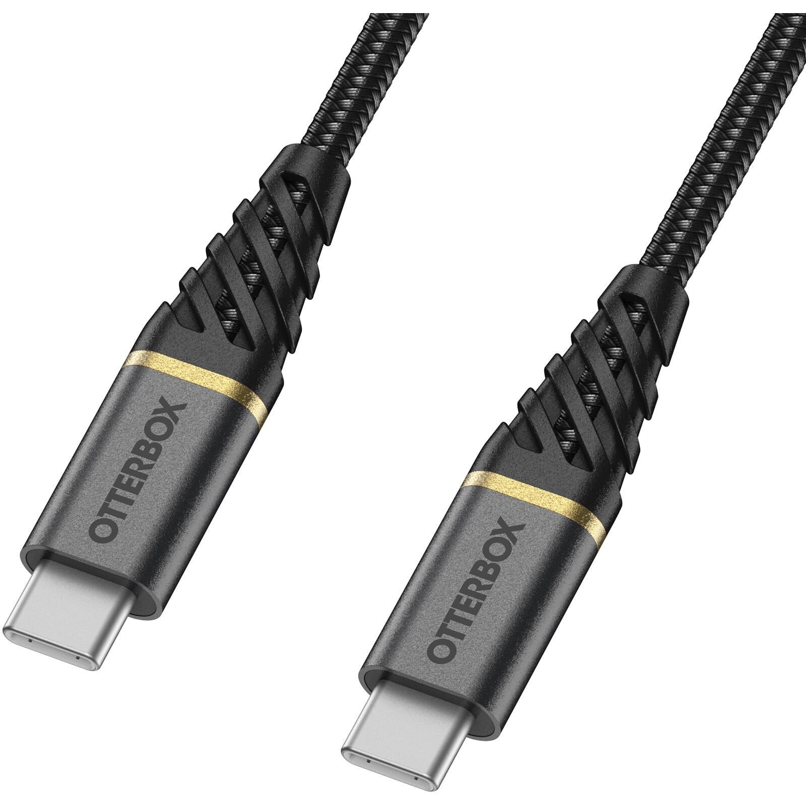OtterBox Performance Plus USB-C to USB-C Fast Charge Cable - Glamour Black (New)