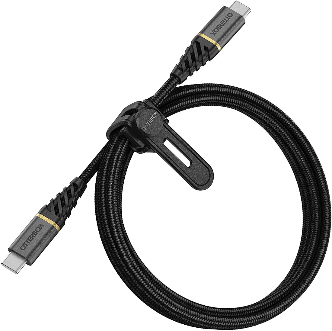 OtterBox Performance Plus USB-C to USB-C Fast Charge Cable - Glamour Black (New)