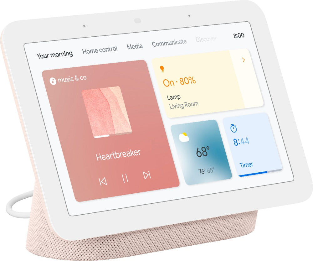 Google Nest Hub 7” Smart Display with Google Assistant (2nd Gen) - Sand (New)