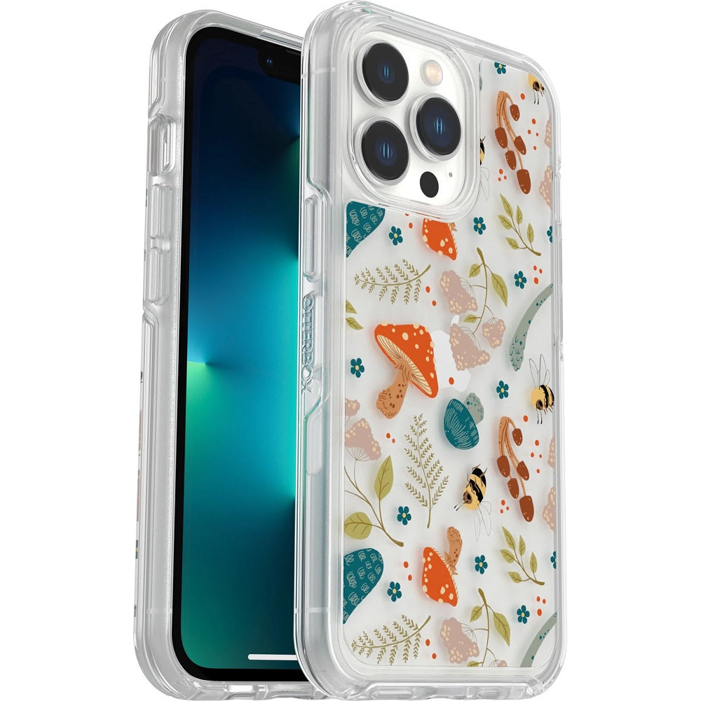 OtterBox SYMMETRY SERIES Clear Antimicrobial Case for iPhone 13 Pro - Wild Fauna (Certified Refurbished)