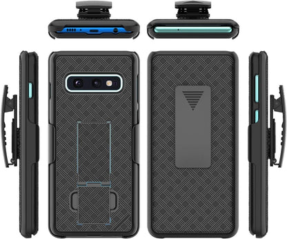Verizon Shell Case and Holster for Samsung Galaxy S10e - Black (New)
