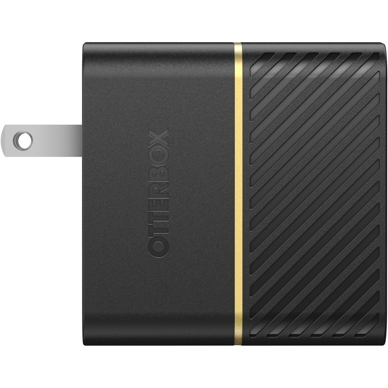 OtterBox USB-C Dual Port Wall Charger 50W Combined - Black Shimmer (Renewed)