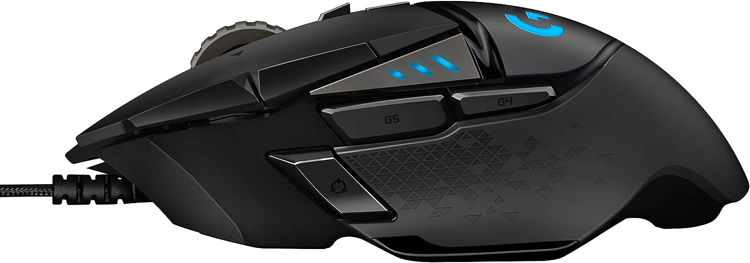 Logitech G502 HERO Wired Optical Gaming Mouse with RGB Lighting - Black (New)