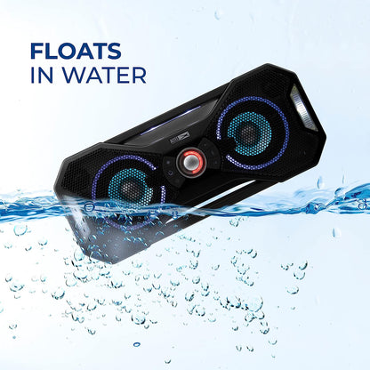 Altec Lansing IMW997-STL Mix 2.0 Waterproof Bluetooth Speaker - Black (New)