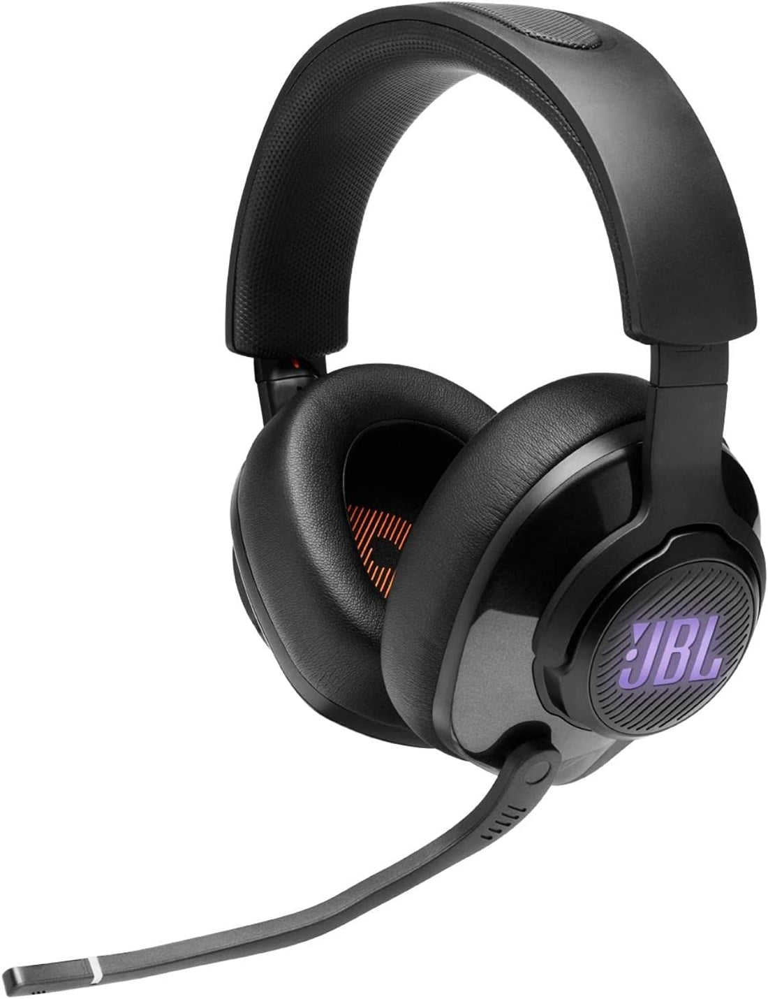 JBL Quantum 400 Gaming On-Ear Wired Headphones w/USB - Black (Refurbished)