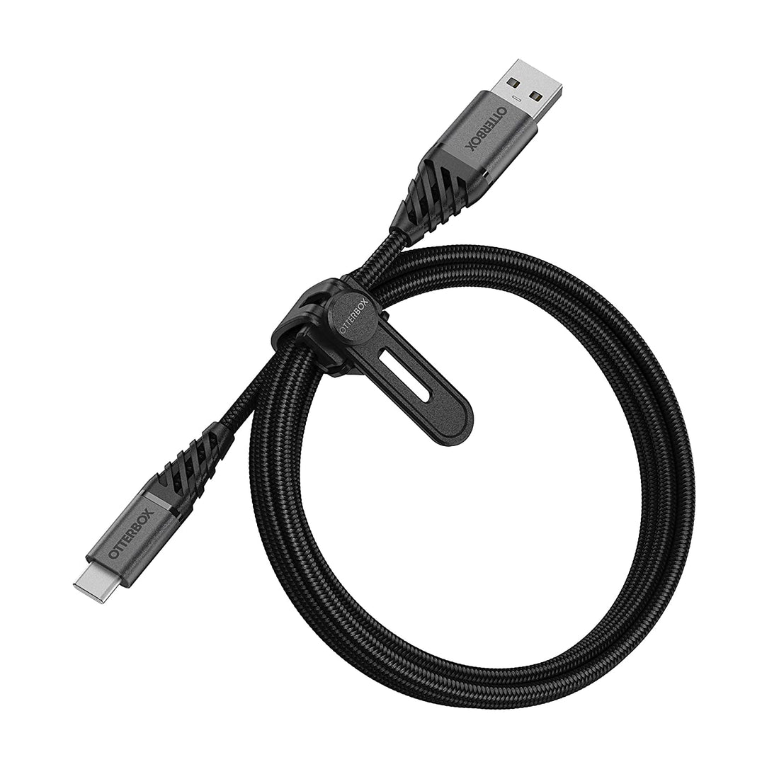 OtterBox Premium USB-C to USB-A Cable 1M/3.3FT - Dark Ash Black (New)