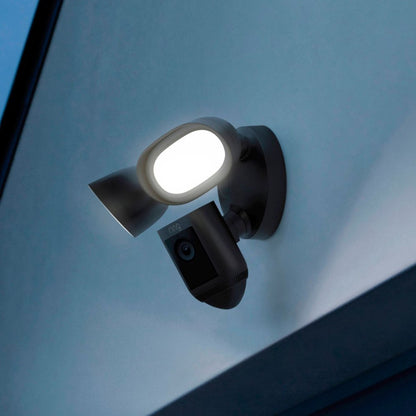 Ring Floodlight Cam Wired Pro Outdoor Wireless 1080p Surveillance Camera - Black (New)