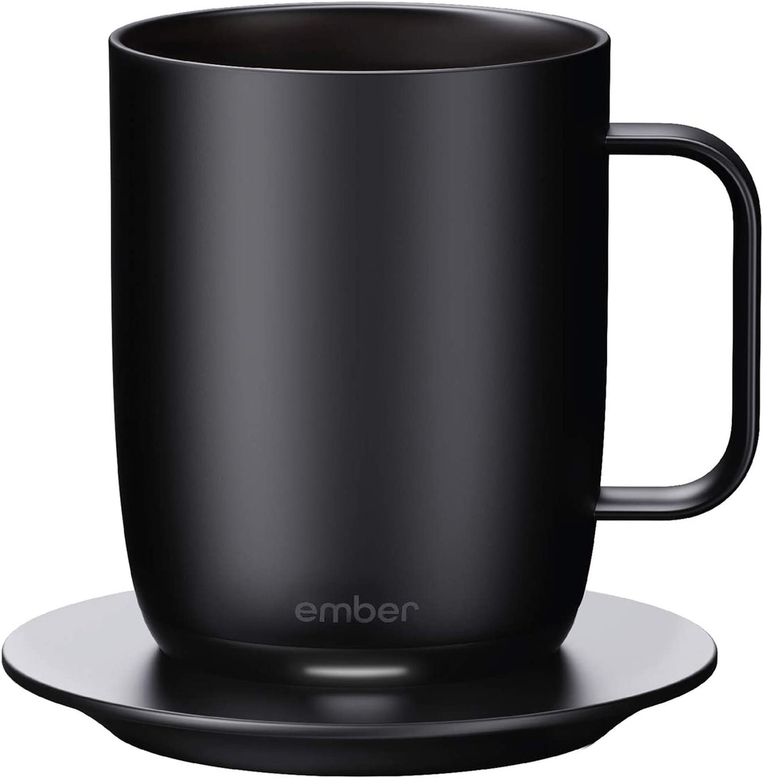 Ember Temperature Control Smart Ceramic Mug, 14 oz, 1-hr Battery Life - Black (Refurbished)