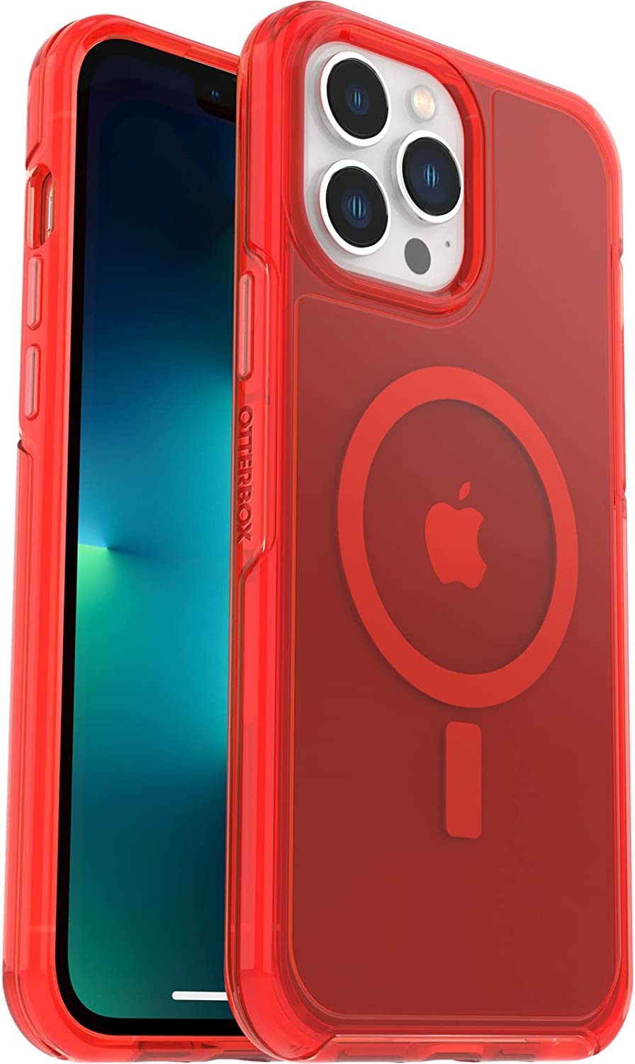 OtterBox SYMMETRY SERIES+ Case with MagSafe for iPhone 13 Pro Max - In The Red (New)
