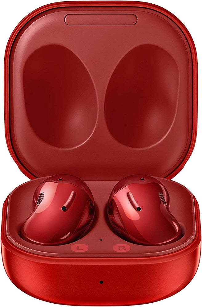 Samsung Galaxy Buds Live True Wireless Bluetooth Earbud Headphones - Mystic Red (Certified Refurbished)