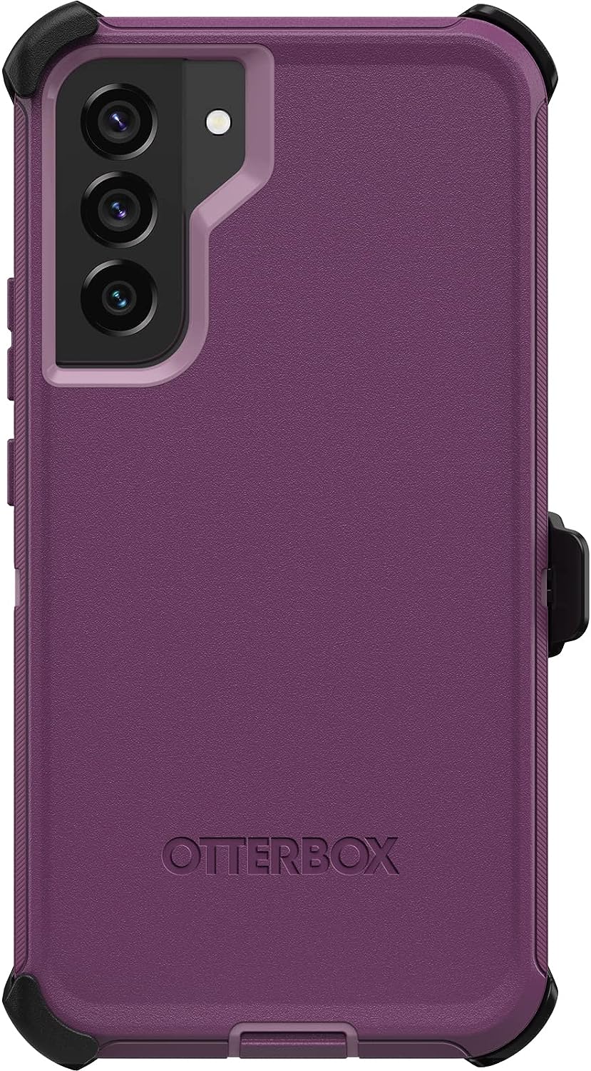 Galaxy OtterBox DEFENDER SERIES Case &amp; Holster for Galaxy S22+ Plus - Happy Purple (New)