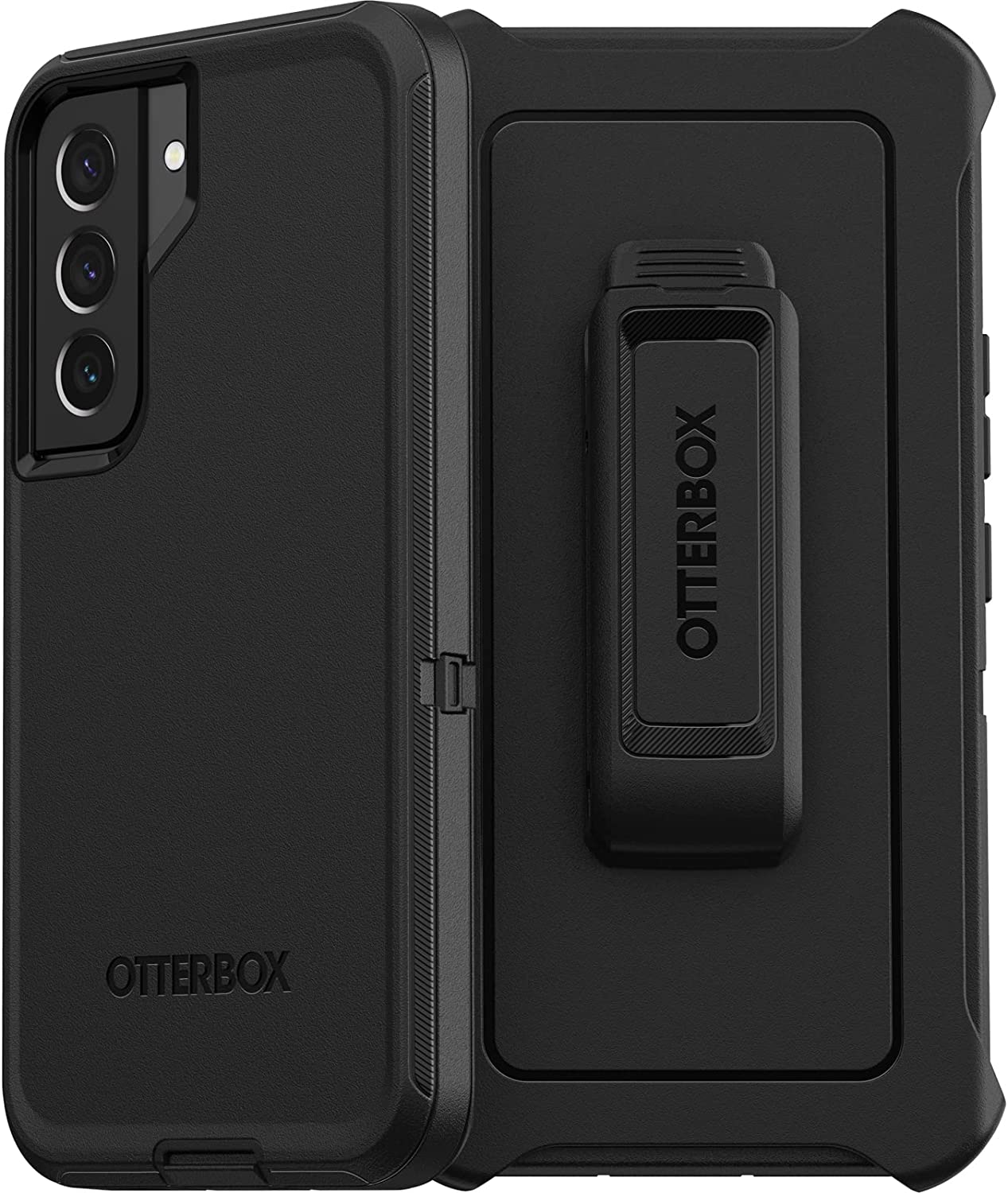 OtterBox DEFENDER SERIES Case for Samsung Galaxy S22 - Black (Certified Refurbished)