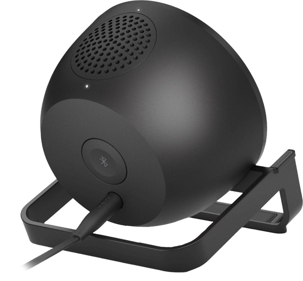 Belkin 10W Quick Wireless Charger and Bluetooth Speaker Stand - Black (New)