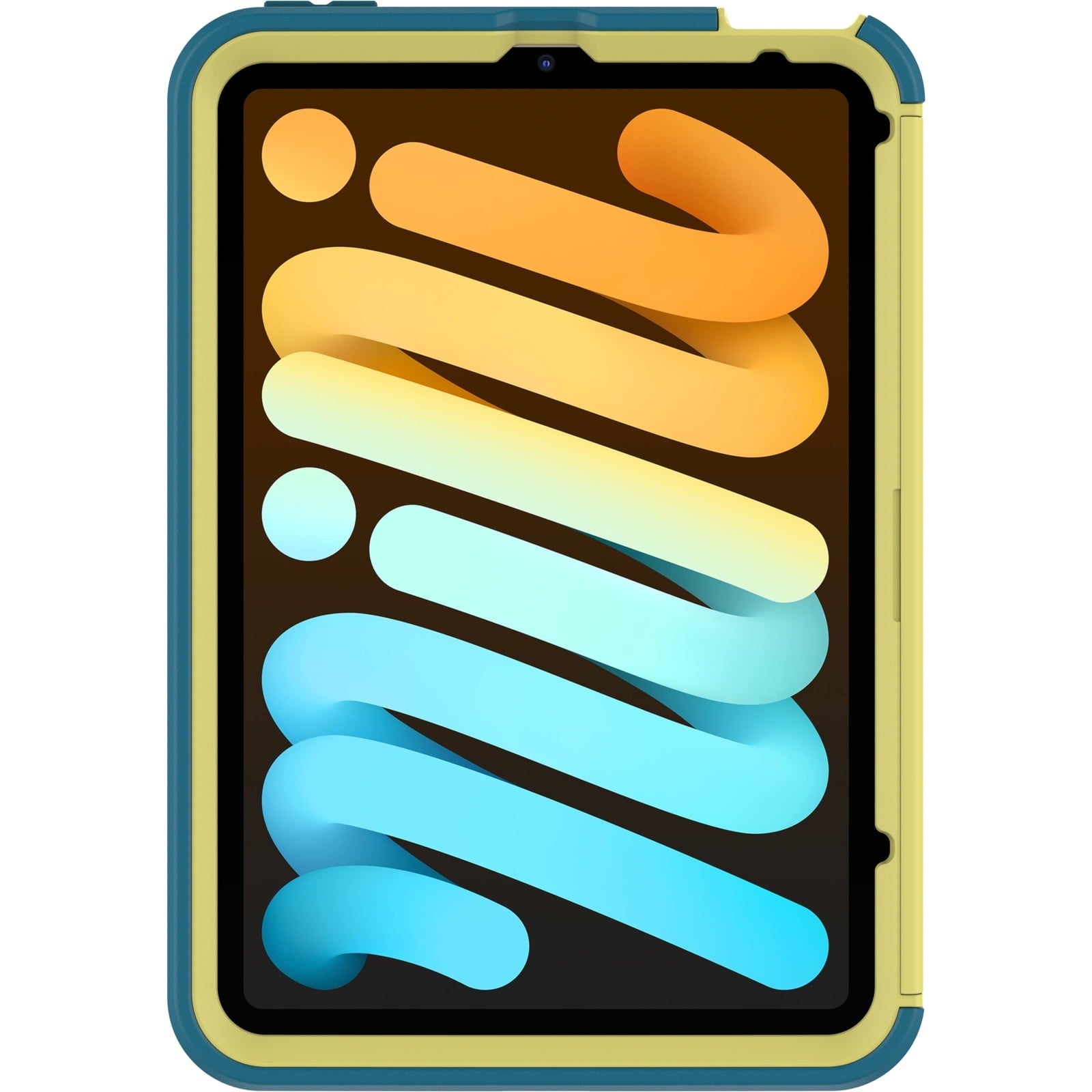 OtterBox EasyGrab Case for Kids iPad Mini (6th Gen) - Galaxy Runner Blue (Blue/Green) (New)