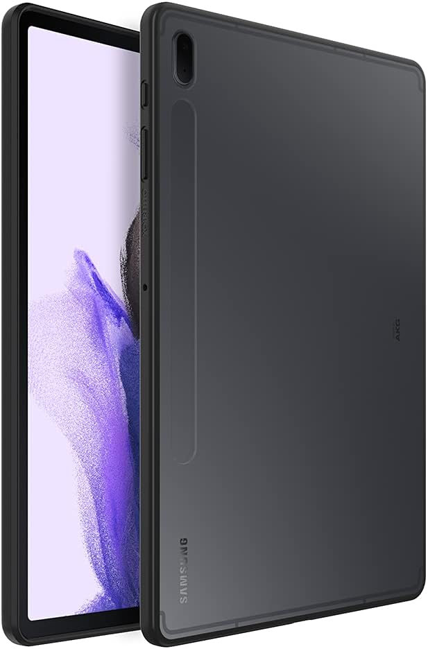 OtterBox REACT SERIES Case for Galaxy Tab S7 FE 5G - Black Crystal (Clear/Black) (New)