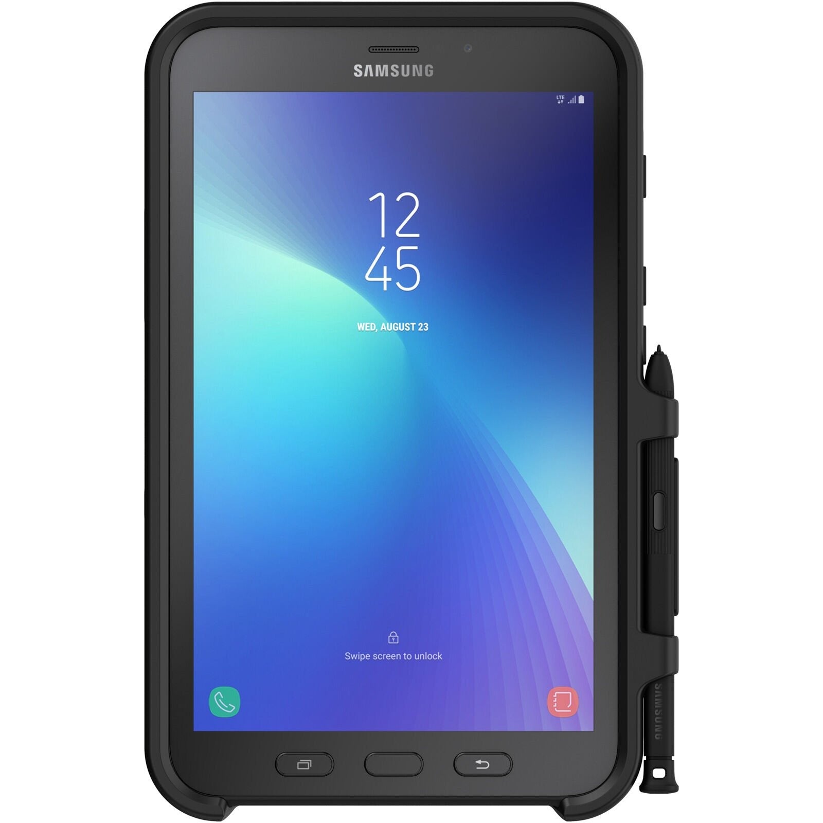 OtterBox uniVERSE SERIES Case for Samsung Galaxy Tab Active 2 - Black / Clear (Renewed)