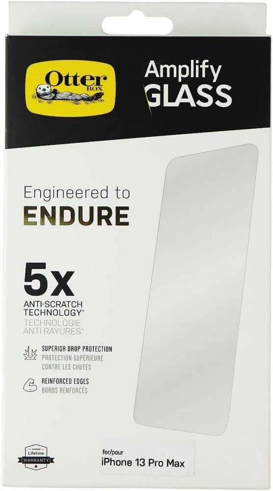 OtterBox 5x AMPLIFY GLASS Series Screen Protector for Apple iPhone 13 Pro Max (New)