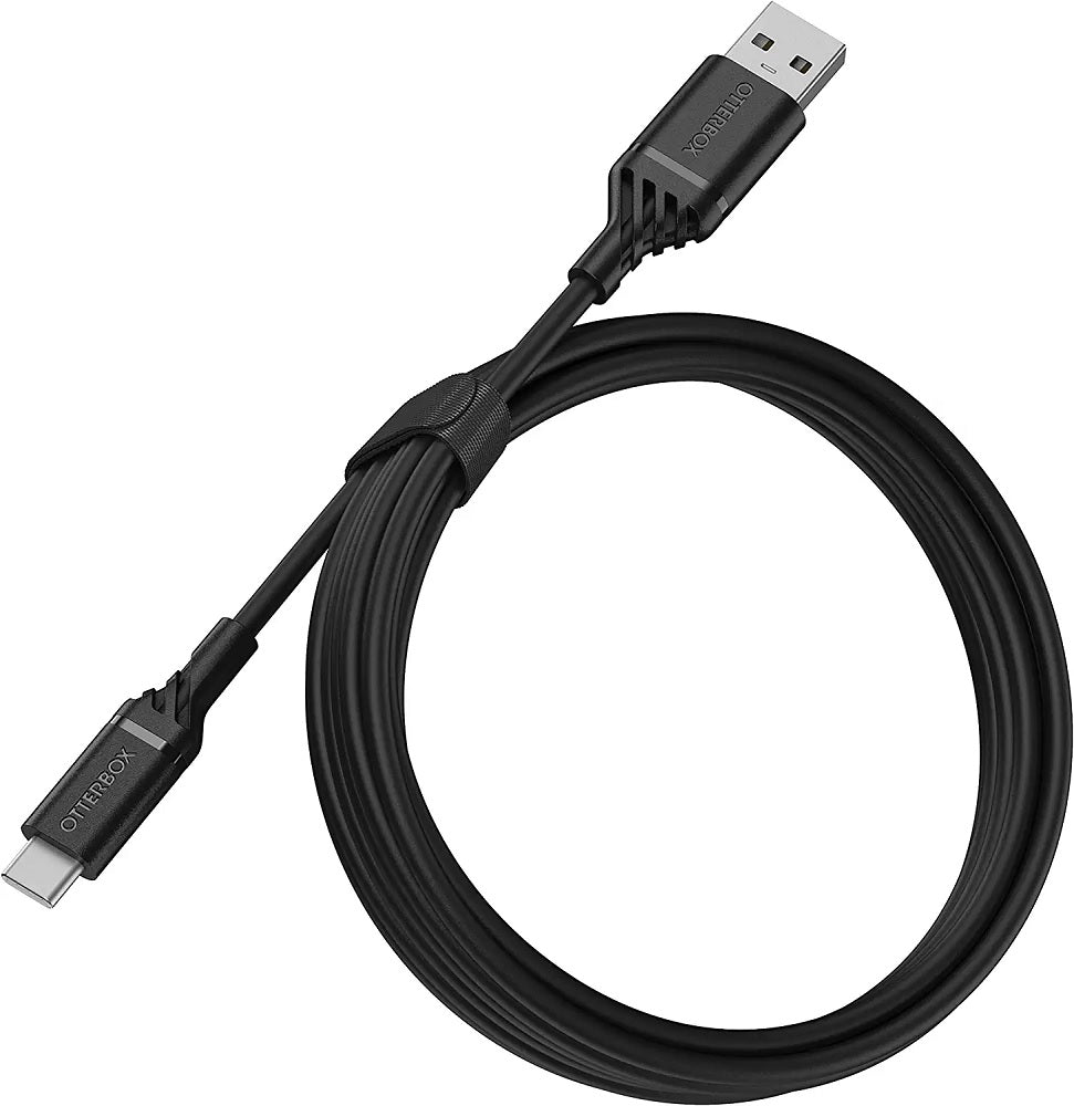 OtterBox USB-A to USB-C Charging Cable - 2M/6.6FT - Black (New)