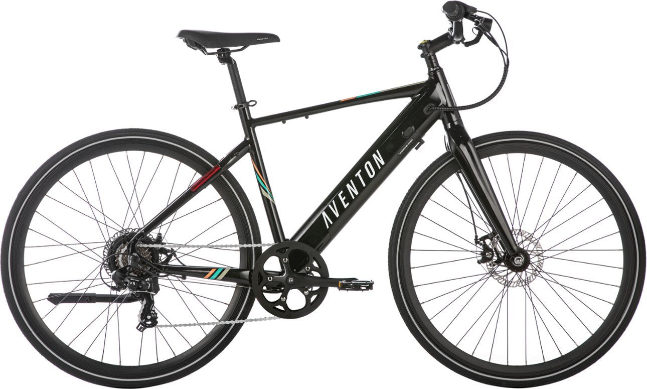 Aventon Soltera 7-Speed Step-Over Ebike w/ 40 mile Max Range - Onyx Black (New)