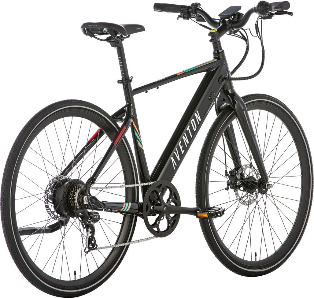 Aventon Soltera 7-Speed Step-Over Ebike w/ 40 mile Max Range - Onyx Black (New)