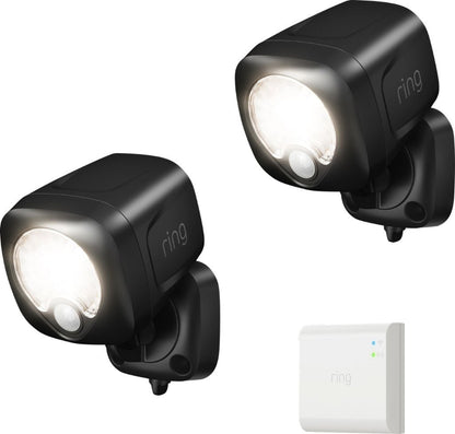 Ring Smart Lighting Add-On Smart LED Light Bulb - 2 Pack - Black  (New)