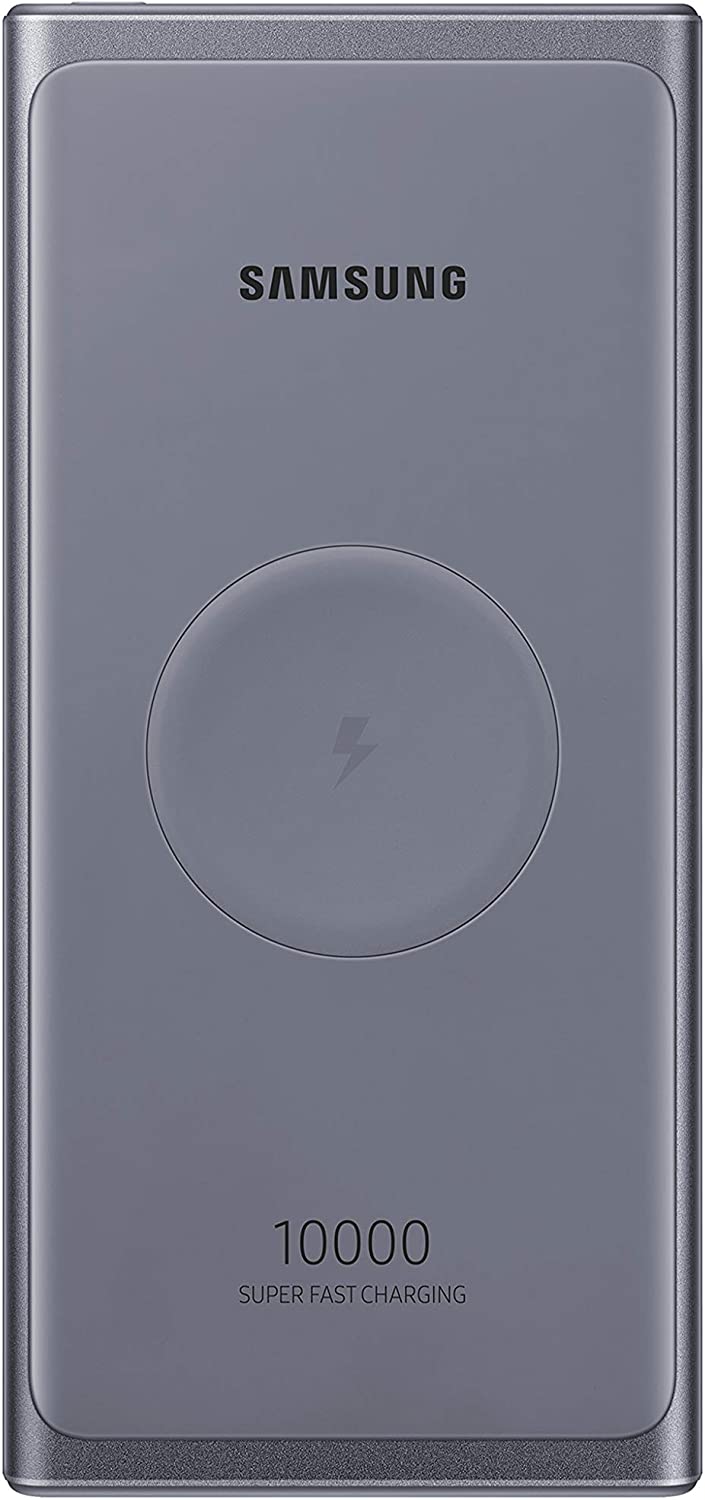 Samsung 10000mAh Super Fast 25W Portable Wireless USB-C Charger Battery - Silver (New)