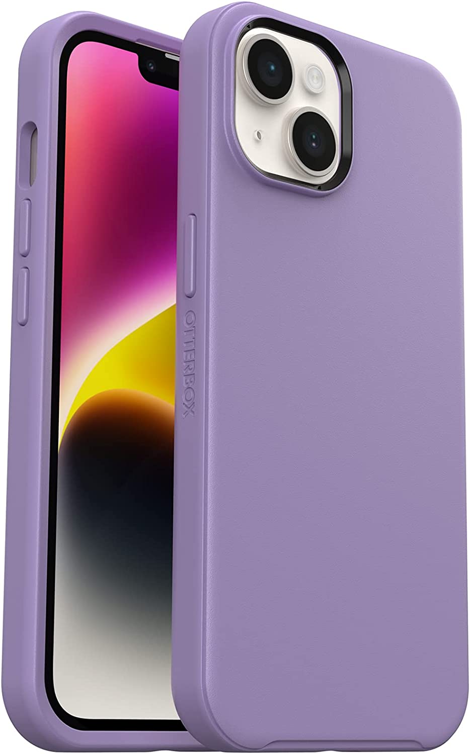 OtterBox SYMMETRY SERIES+ Case with MagSafe for iPhone 14, You Lilac It (Purple) (New)