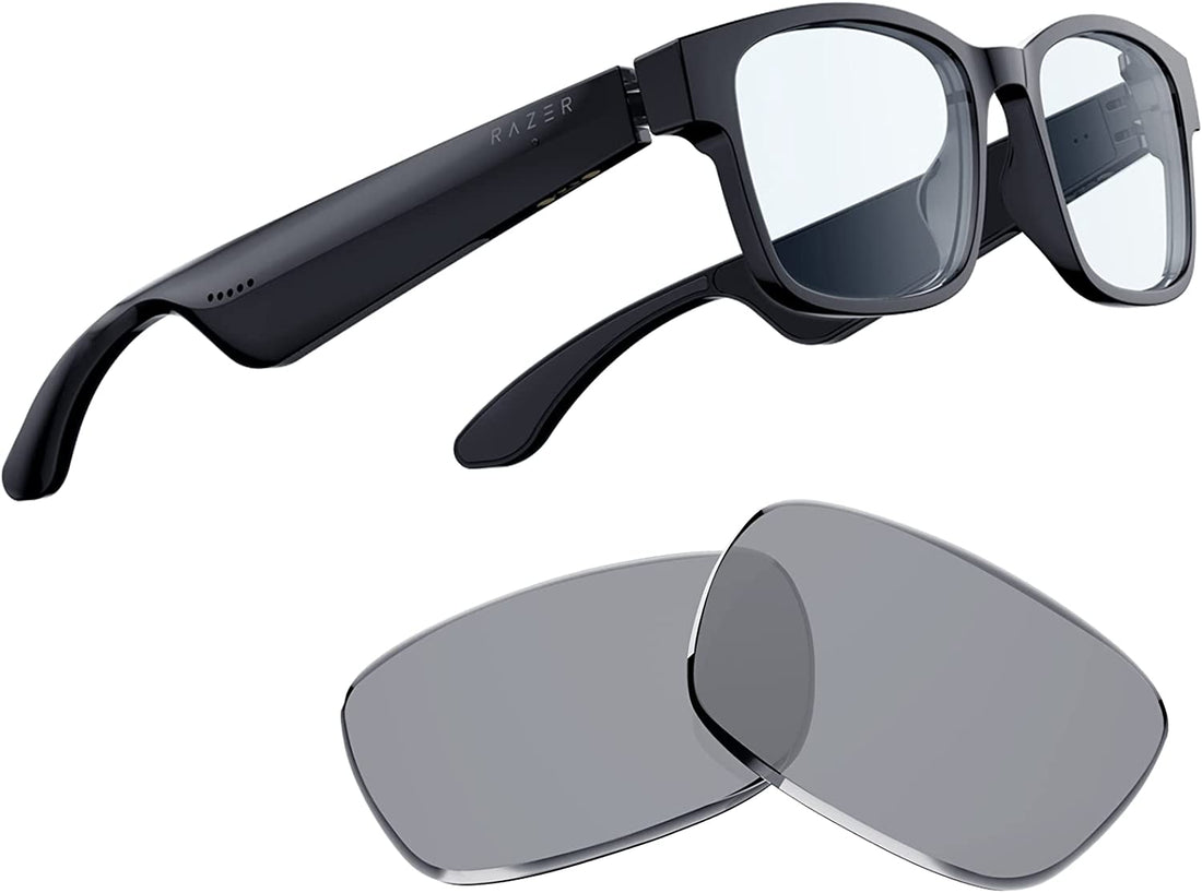 Razer Anzu Smart Glasses w/Blue Light Filtering &amp; Polarized Lenses, Large (New)