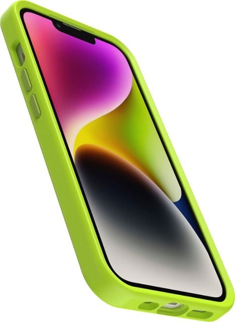 OtterBox SYMMETRY+ SERIES Case for Apple iPhone 14 - Lime All Yours (Certified Refurbished)