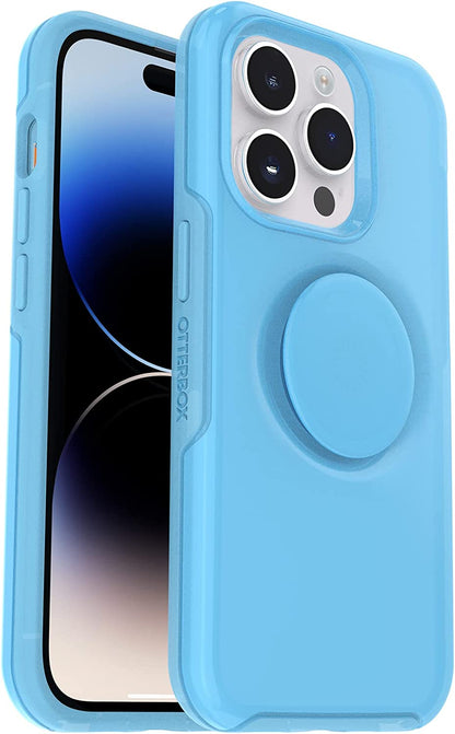 OtterBox Otter+Pop SYMMETRY SERIES Case for Apple iPhone 14 Pro Max - You Cyan This? (New)