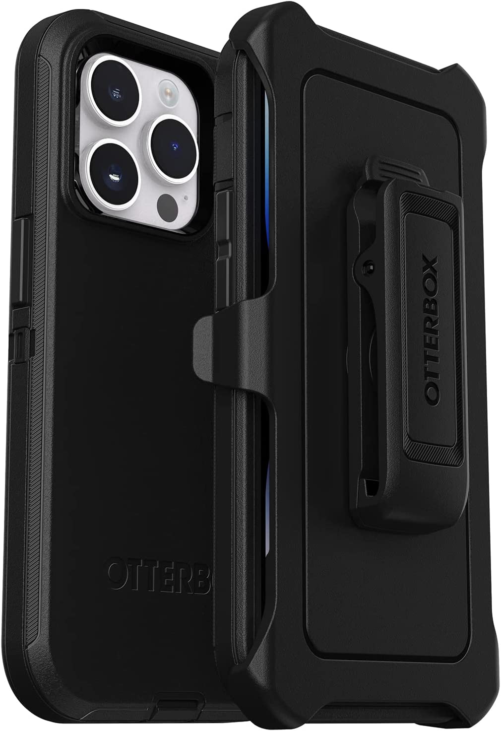 OtterBox DEFENDER SERIES Case &amp; Holster for Apple iPhone 14 Pro - Black (New)