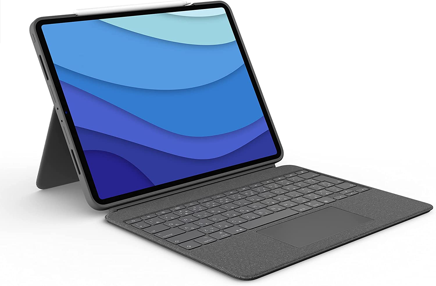 Logitech Combo Touch Keyboard Folio for iPad Pro 12.9in 5th & 6th Gen - Oxford Gray (Pre-Owned)