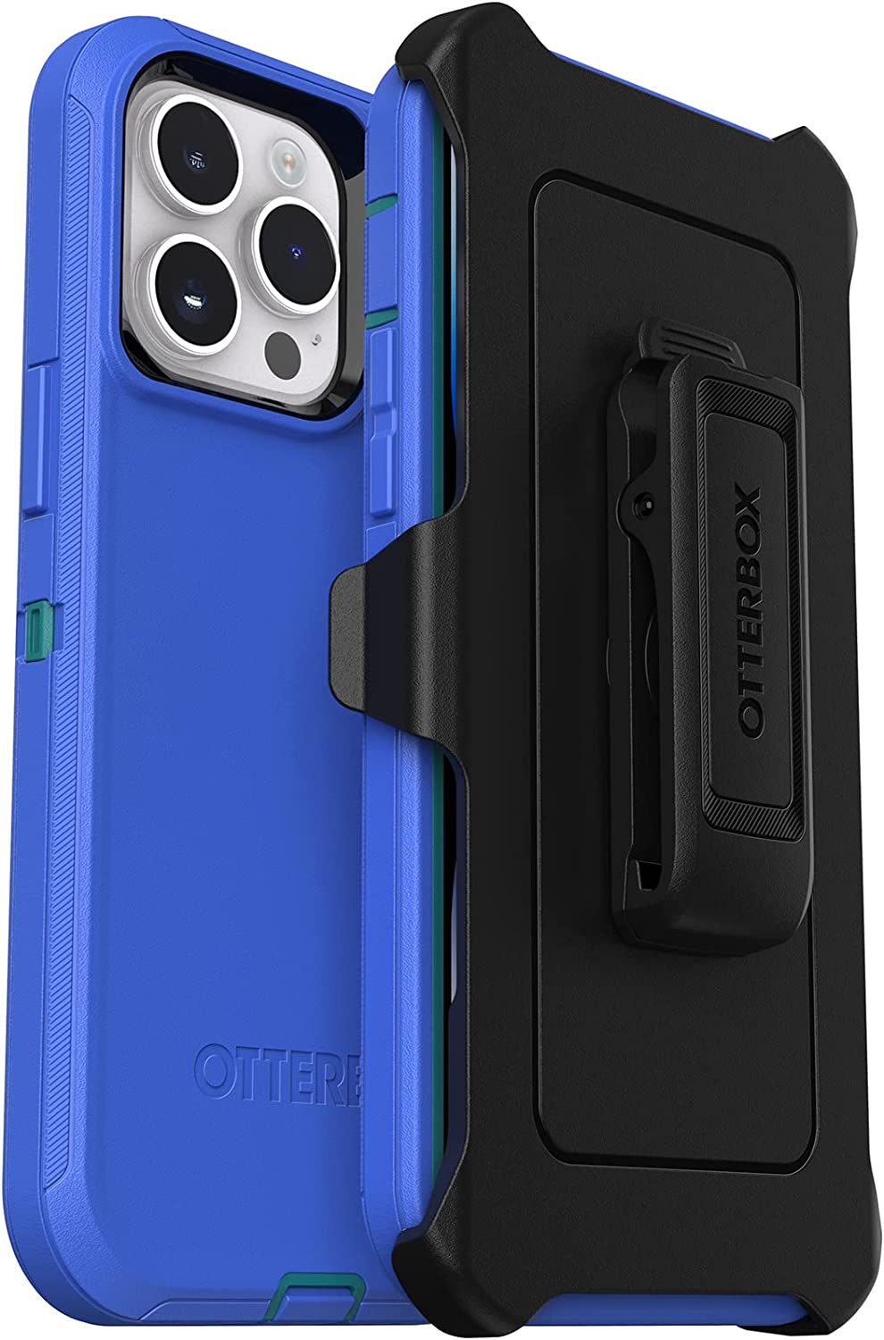 OtterBox DEFENDER SERIES Case &amp; Holster for iPhone 14 Pro Max - Rain Check (New)