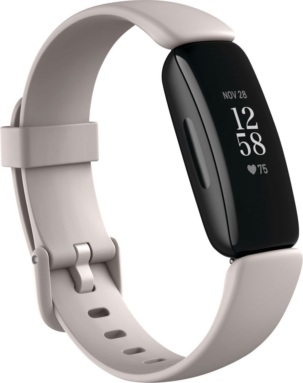 Fitbit Inspire 2 Health &amp; Fitness Tracker with 24/7 Heart Rate - Lunar White (New)