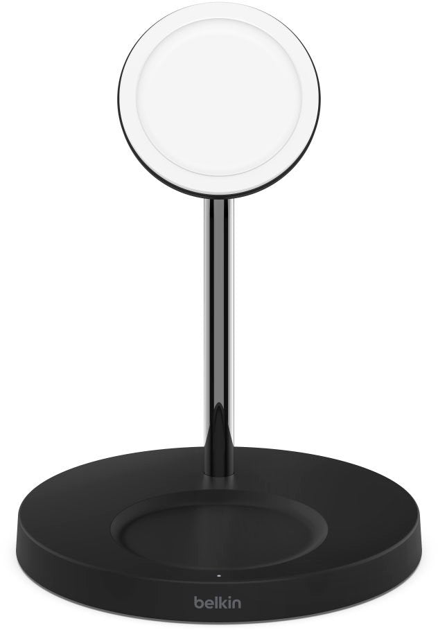 Belkin BOOSTCHARGE PRO 2-in-1 Magsafe Wireless Charger Stand - Black