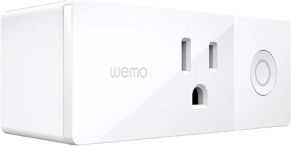WeMo Mini Smart Plug WiFi Enabled with Alexa, Google Assistant &amp; Apple HomeKit (New)