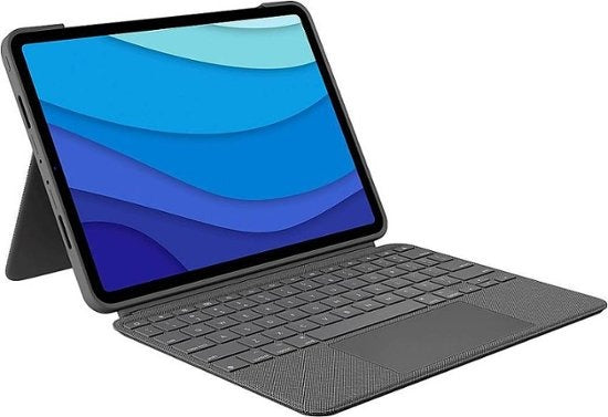 Logitech Combo Touch Keyboard Folio for iPad Pro 11&quot; (1st, 2nd, 3rd &amp; 4th) Gray (Certified Refurbished)
