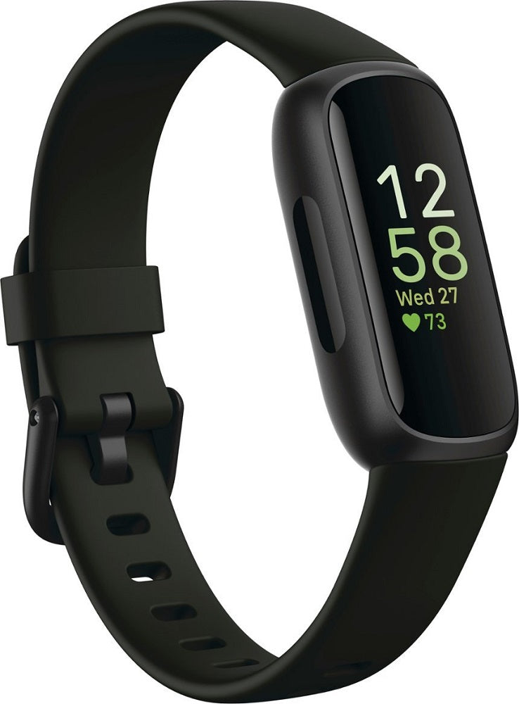 Fitbit Inspire 3 Health &amp; Fitness Tracker with Stress Management - Midnight Zen (Refurbished)