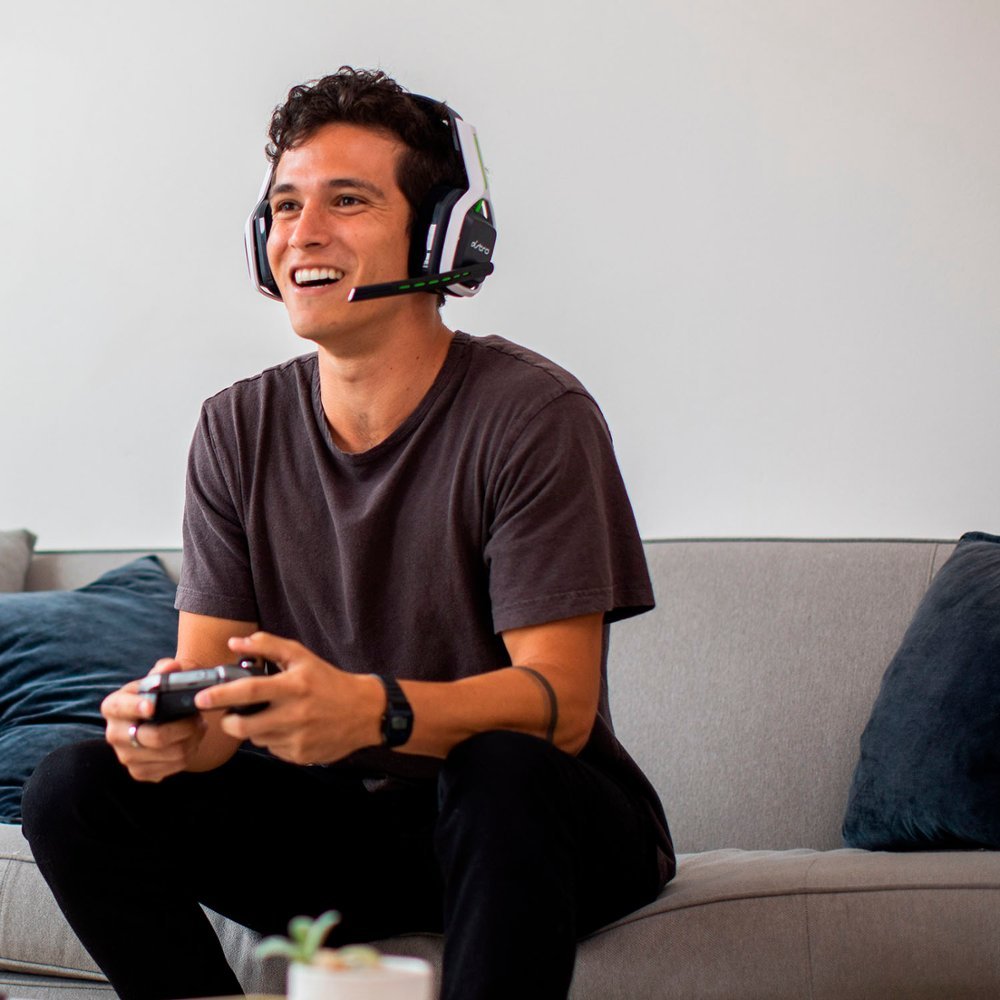 Astro A20 Gen 2 Wireless Over-Ear Gaming Headset for Xbox & PC - White/Green (Pre-Owned)