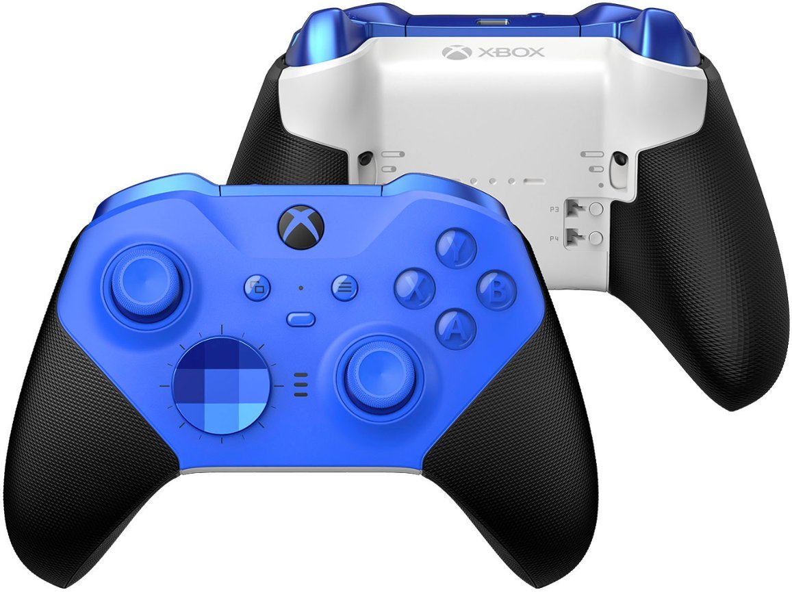 Microsoft Xbox Elite Series 2 CORE Wireless Controller (RFZ-00017) Blue (Renewed)