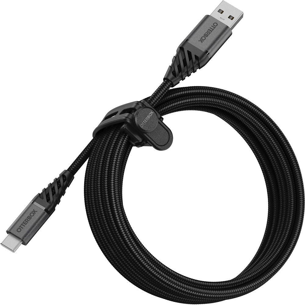 OtterBox USB-C to USB-A Premium Cable 3M/9.8FT - Dark Ash (New)