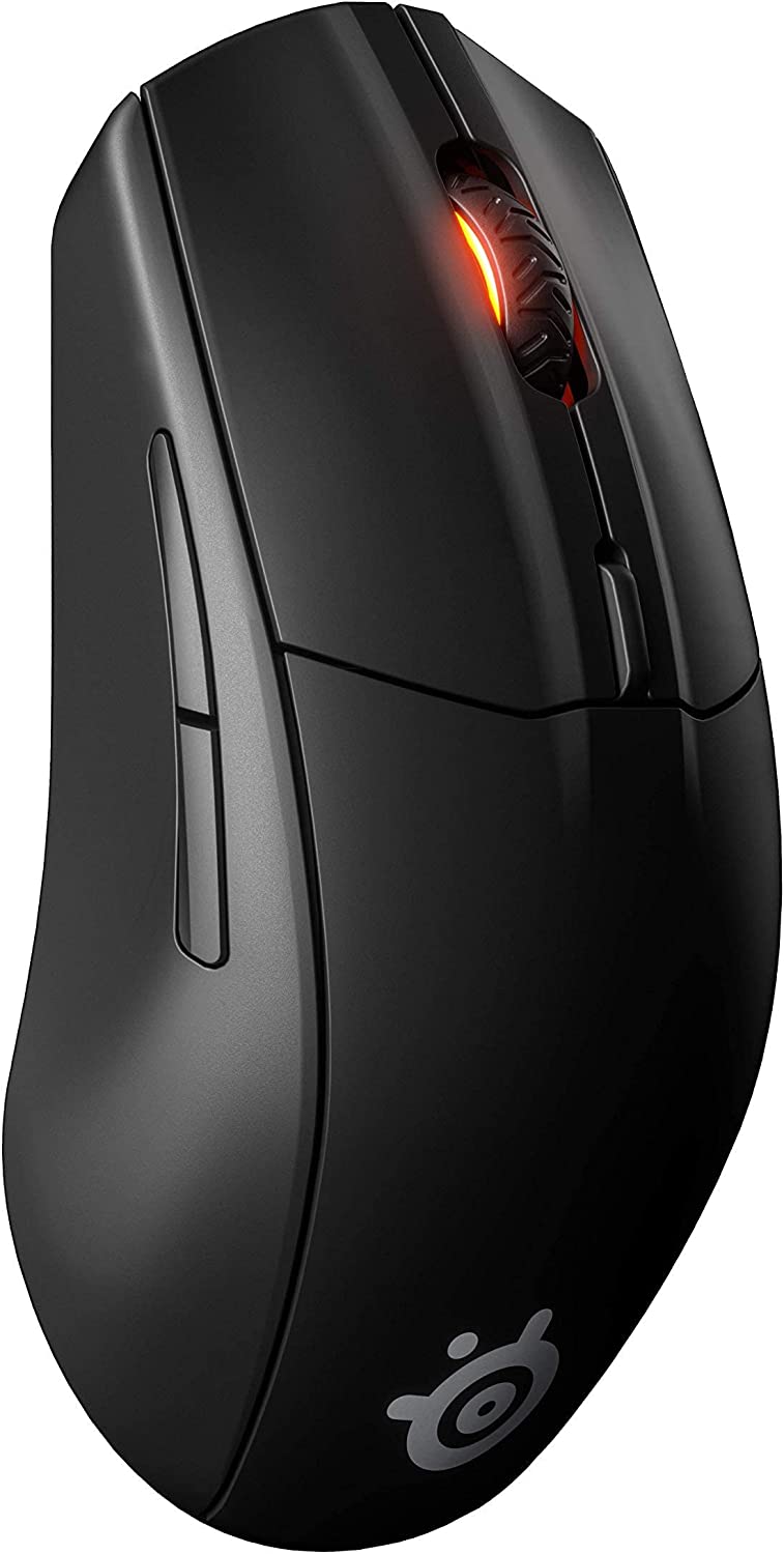 SteelSeries Rival 3 Wireless Optical Gaming Mouse w/ Brilliant Prism RGB - Black (Certified Refurbished)